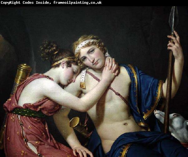 Jacques-Louis  David The Farewell of Telemachus and Eucharis